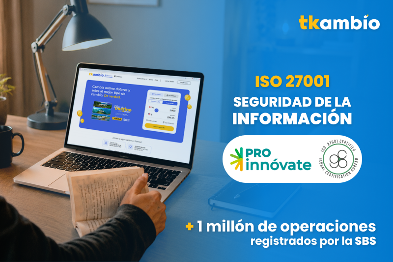 TKambio obtuvo un hito sin precedentes y dio un paso más para la seguridad de sus usuarios, obteniendo la certificación ISO- 27001- 2022